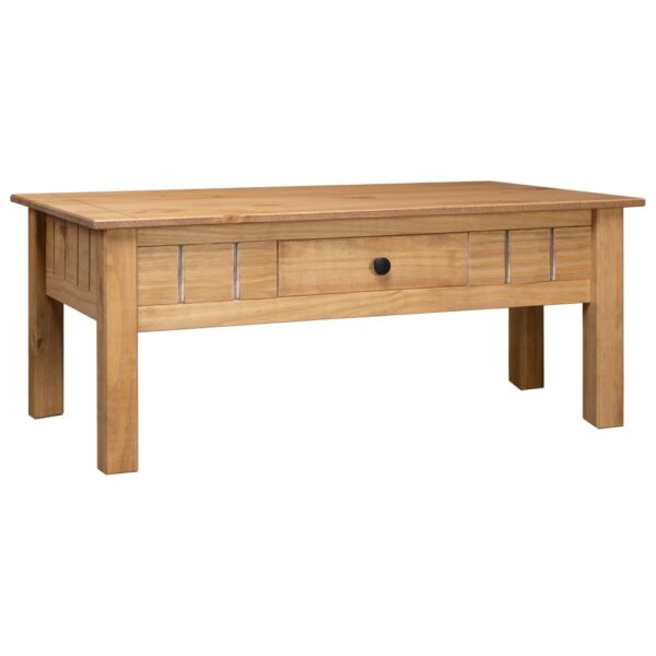 HomeDiscount-Coffee Table 100x60x45 cm Solid Pine Wood Panama Range