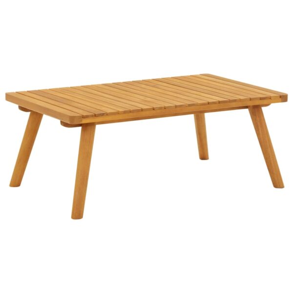 HomeDiscount-Garden Coffee Table 90x55x35 cm Solid Acacia Wood