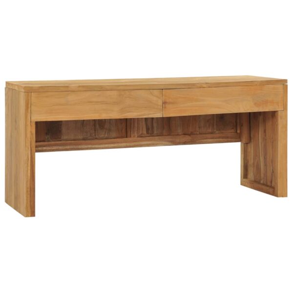 HomeDiscount-TV Cabinet 100x35x45 cm Solid Teak Wood