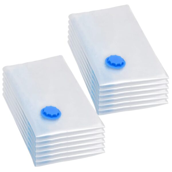 HomeDiscount-Vacuum Travel Storage Bags Clothing Bags 80x60 cm 10 pcs