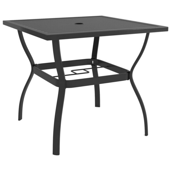 HomeDiscount-Garden Table Anthracite 81.5x81.5x72 cm Steel