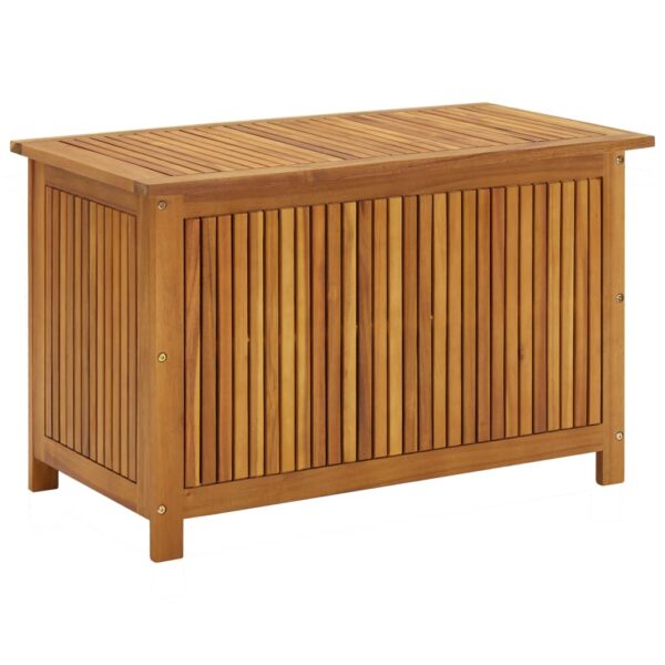 HomeDiscount-Garden Storage Box 90x50x58 cm Solid Acacia Wood