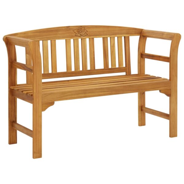 HomeDiscount-Garden Bench 120 cm Solid Acacia Wood