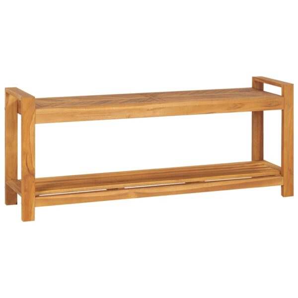 HomeDiscount-Bench 120 cm Solid Teak Wood