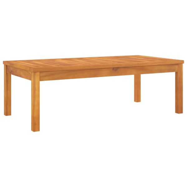 HomeDiscount-Coffee Table 100x50x33 cm Solid Acacia Wood