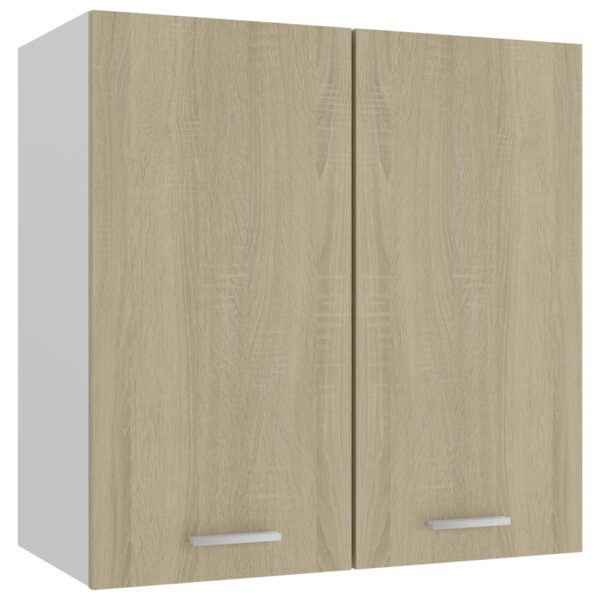 HomeDiscount-Hanging Cabinet Sonoma Oak 60x31x60 cm Engineered Wood