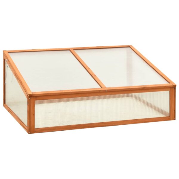 HomeDiscount-Greenhouse 100x65x40 cm Firwood