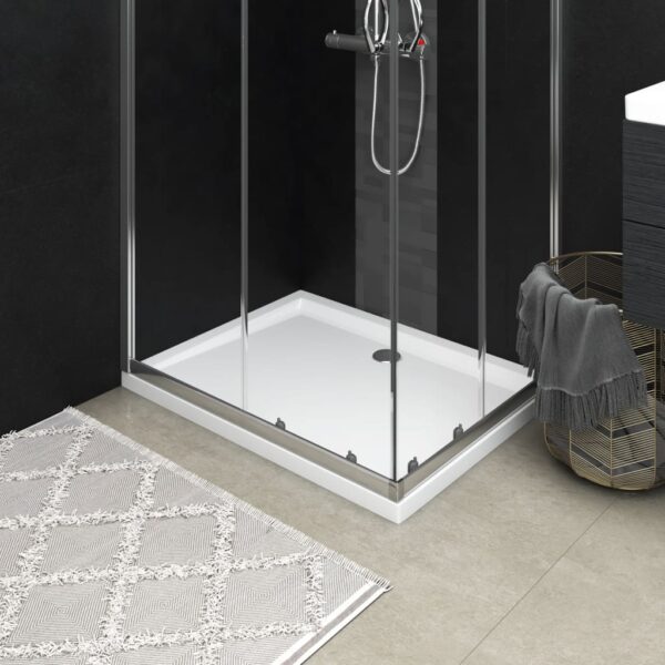 HomeDiscount-Rectangular ABS Shower Base Tray 70x90 cm