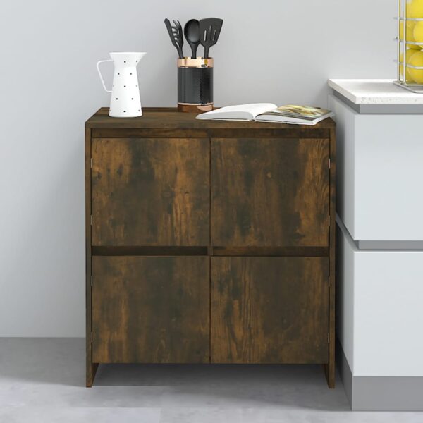 HomeDiscount-Sideboard Smoked Oak 70x41x75 cm Engineered Wood