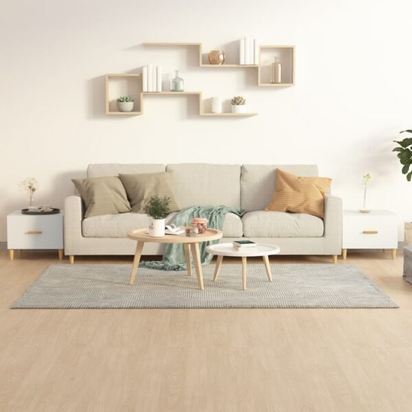 HomeDiscount-Coffee Tables 2 pcs White 50x50x40 cm Engineered Wood