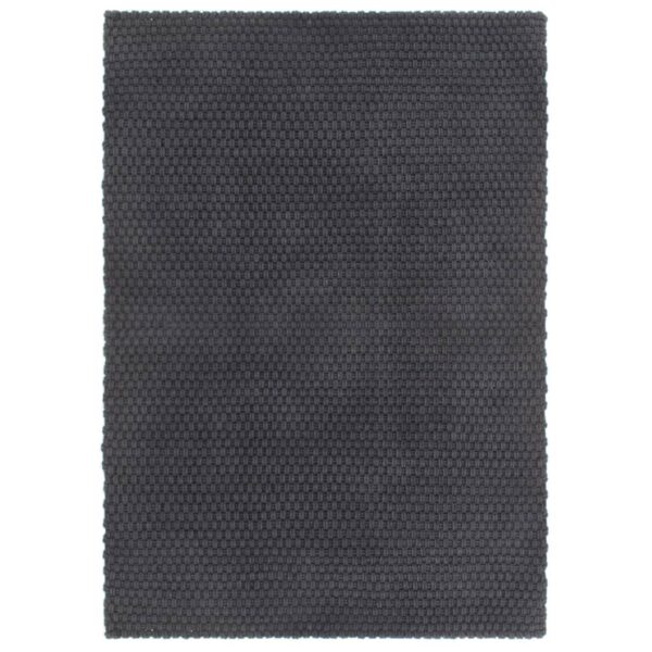 HomeDiscount-Rug Rectangular Anthracite 160x230 cm Cotton