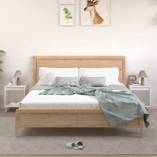 HomeDiscount-Bedside Cabinets 2 pcs White 40x35x50 cm