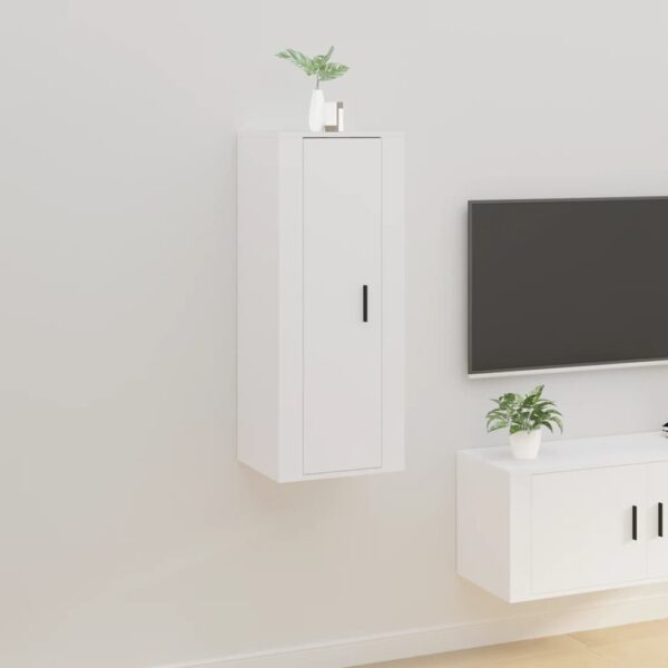 HomeDiscount-Wall Mounted TV Cabinet White 40x34.5x100 cm