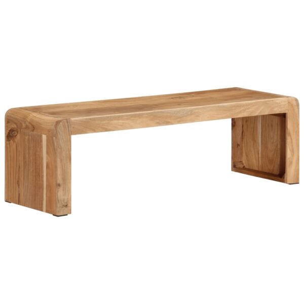 HomeDiscount-TV Stand 110x33x33 cm Solid Wood Acacia