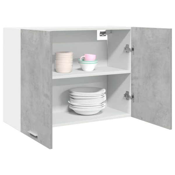 HomeDiscount-Hanging Cabinet Concrete Grey 80x31x60 cm Engineered Wood