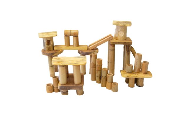 HomeDiscount-Bamboo building set 50 pcs