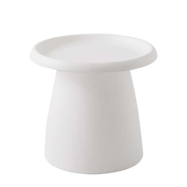 HomeDiscount-Coffee Table Round 52CM Plastic White