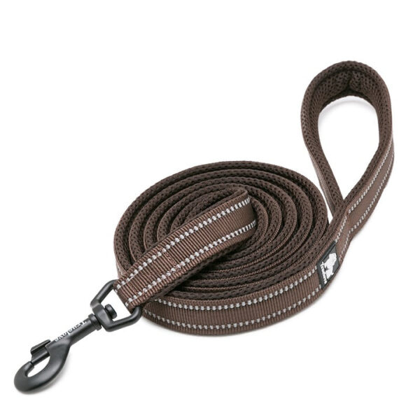 HomeDiscount-Reflective Pet Leash 2m - Brown  XS