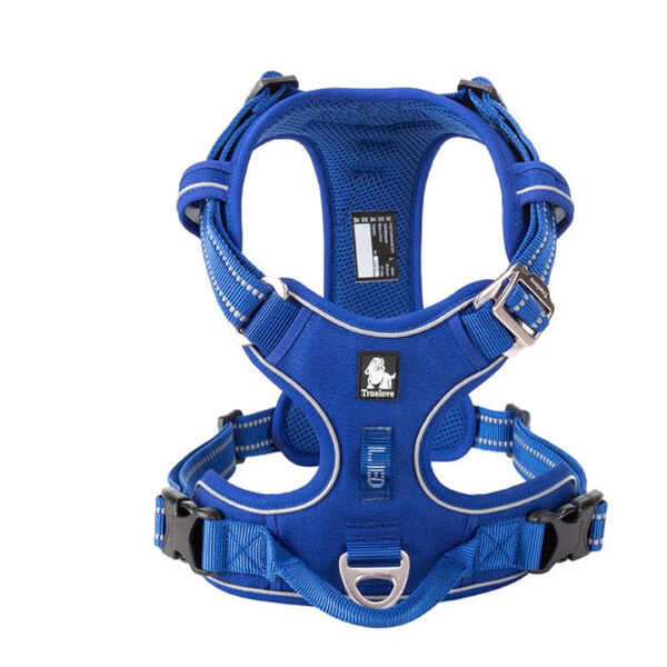 HomeDiscount-No Pull Explosion Proof Dog Harness - Royal Blue  L