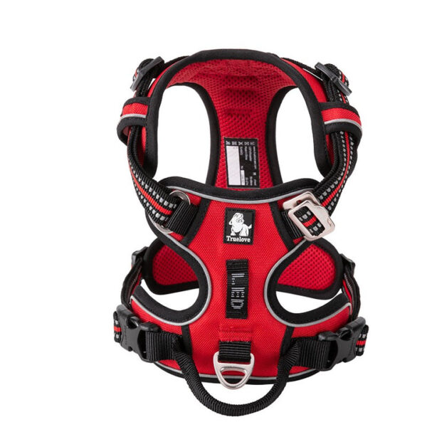 HomeDiscount-No Pull Explosion Proof Dog Harness - Red  S