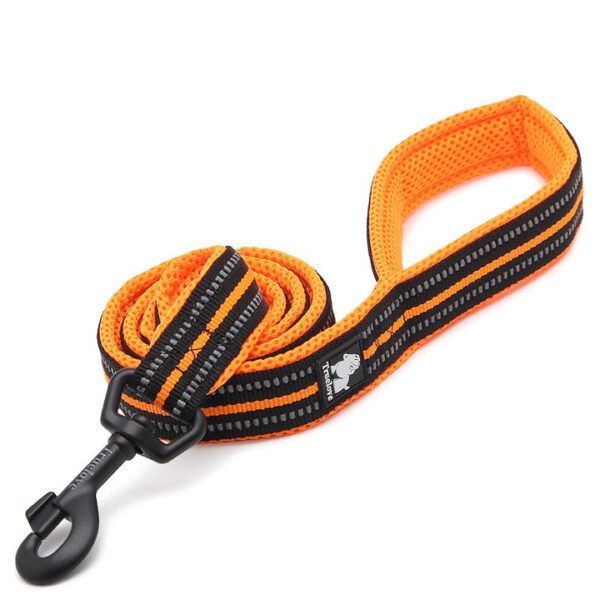 HomeDiscount-Reflective Pet Leash 2m - Orange  M