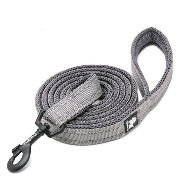 HomeDiscount-Reflective Pet Leash 2m - Grey  XS