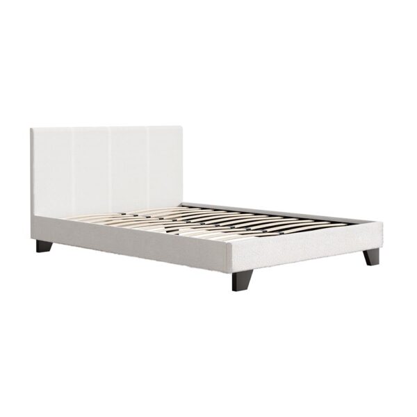 HomeDiscount-Bed Frame Double Size Boucle NEO