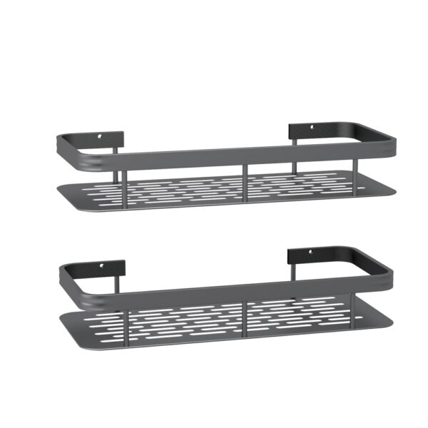 HomeDiscount-2 Packs Bathroom Shelf Storage Rack