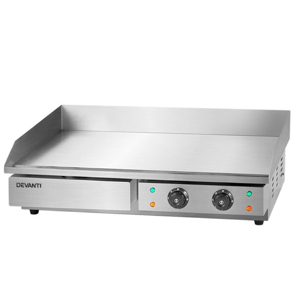 HomeDiscount-Commercial Electric Griddle 73cm BBQ Grill Plate 4400W