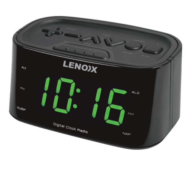 HomeDiscount-Smartphone-Charging Alarm Clock & FM Radio (Black) w/ USB Port