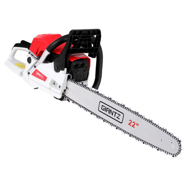 HomeDiscount-74cc Petrol Chainsaw 22" Bar E-Start Tree Pruning Chain Saw