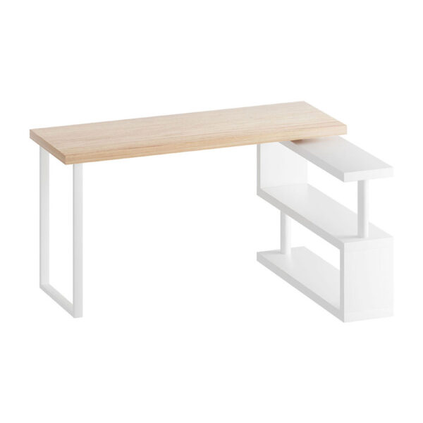 HomeDiscount-Computer Desk Bookshelf 140CM