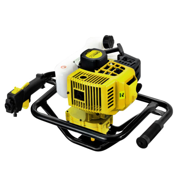 HomeDiscount-92CC Post Hole Digger Motor Only Petrol Engine Yellow