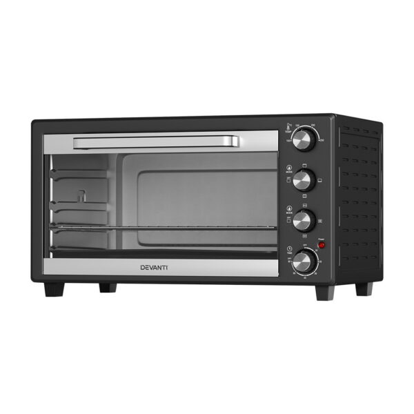 HomeDiscount-45L Convection Oven Electric Fryer Ovens 1800W