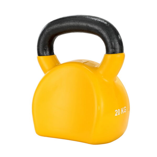 HomeDiscount-20kg Kettlebell Set Weightlifting Bench Dumbbells Kettle Bell Gym Home