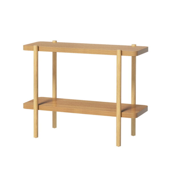 HomeDiscount-Console Table 92CM 2-tier Pine Sera