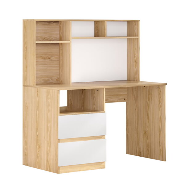 HomeDiscount-Computer Desk Office Study Desks Table Bookshelf Drawer