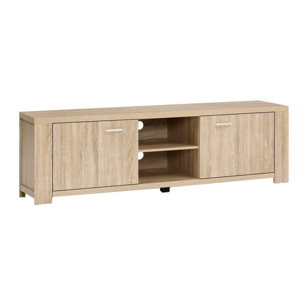 HomeDiscount-TV Cabinet Entertainment Unit 160cm Oak Maxi