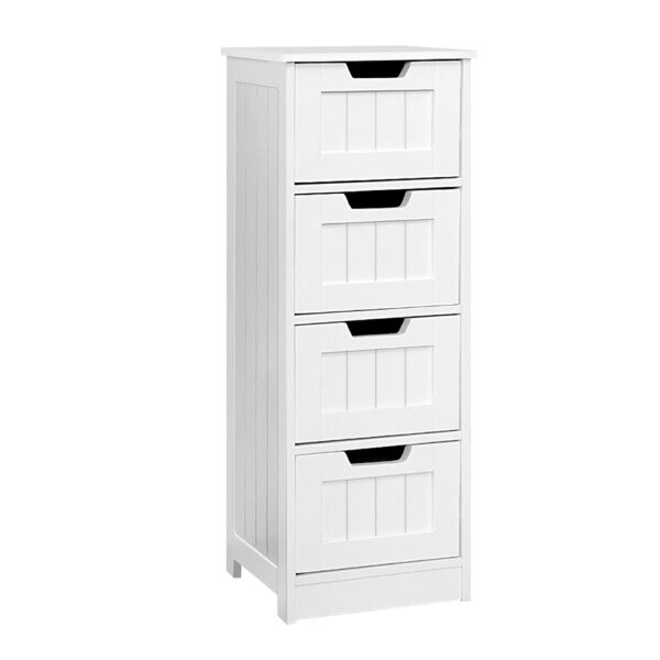 HomeDiscount-4 Chest of Drawers - LEESA White