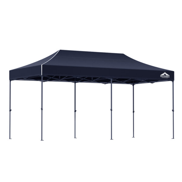 HomeDiscount-Gazebo Pop Up 3x6m w/Base Podx4 Marquee Folding Outdoor Wedding Camping Tent Sh