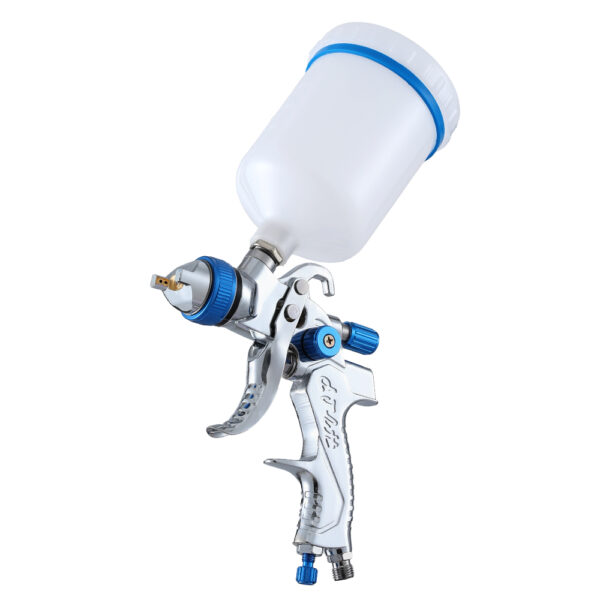 HomeDiscount-Spray Gun Paint Gun HVLP Gravity Feed 1.4mm 1.7mm 2.0mm Nozzles Included