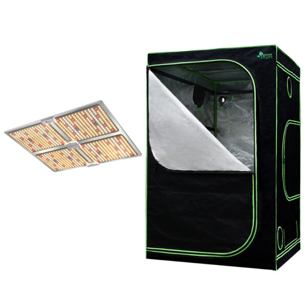 HomeDiscount-Grow Tent Light Kit 120x120x200CM 4500W LED Full Spectrum