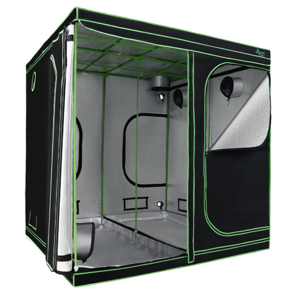 HomeDiscount-Grow Tent 200x200x200CM Hydroponics Kit Indoor Plant Room System