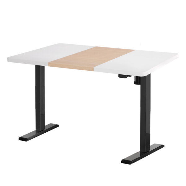 HomeDiscount-Motorised Standing Desk Sit Stand Desks 120CM