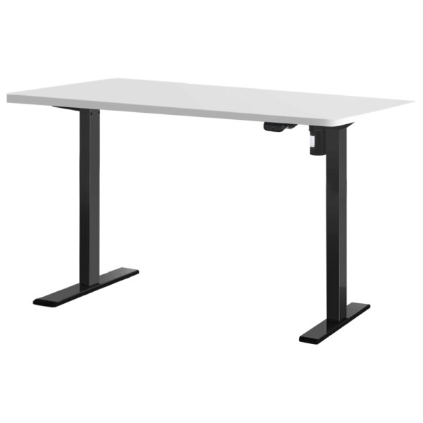 HomeDiscount-Standing Desk Motorised White 140CM