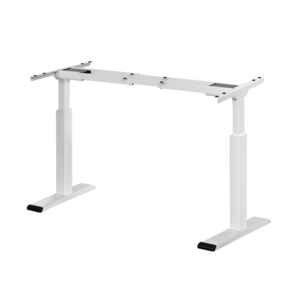 HomeDiscount-Standing Desk Frame Only Dual Motor Motorised White