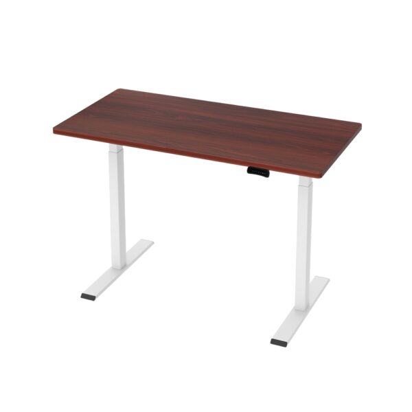 HomeDiscount-Standing Desk Motorised Dual Motor 120CM Walnut