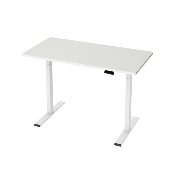 HomeDiscount-Standing Desk Motorised Dual Motor 120CM White