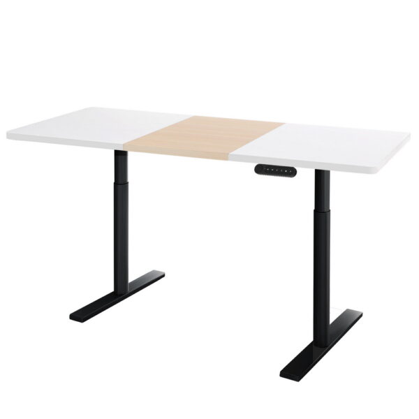 HomeDiscount-Standing Desk Motorised Electric Dual Motor 140CM