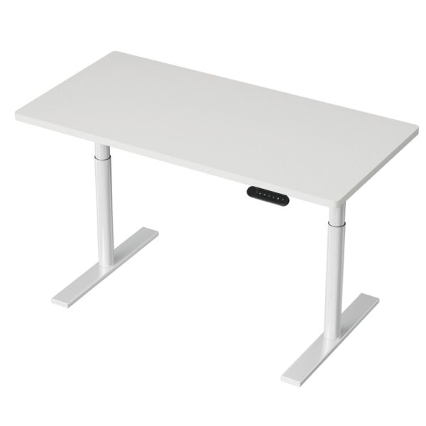 HomeDiscount-Standing Desk Motorised Electric Dual Motor 120CM White